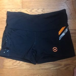 Virus spandex shorts